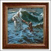 Brian Jekel_Walking on Water Framed Canvas