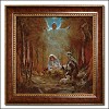 Brian Jekel_The Nativity Framed Canvas