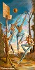 Ernie Barnes&nbsp;ABOVE THE RIM GICLEE
