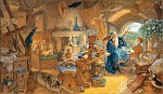 Merlin and Arthur Fine Art Limited Anniversary Edition Canvas