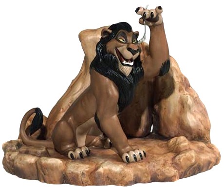 Belonend replica paar WDCC The Lion King Scar Life's Not Fair, Is It - 11K-20442-0 From the The  Lion King Walt Disney Classics Collection