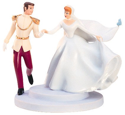 Disney Bridal Cake Topper