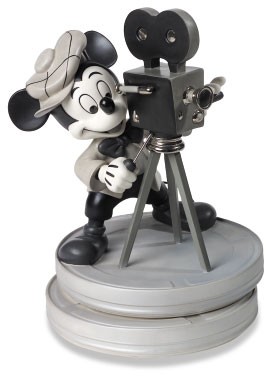 WDCC Disney Classics Mickey Mouse Club Mickey Mouse Behind The Camera Porcelain Figurine