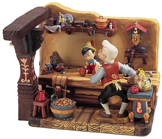 WDCC Pinocchio Geppettos Workshop The Finishing Touch 1217956 From