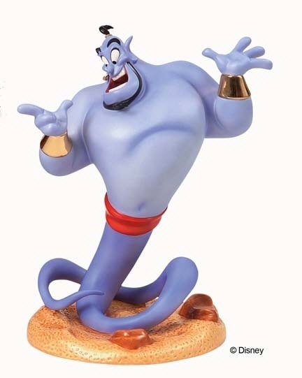 WDCC Disney Classics Aladdin Genie Magic At His Fingertips 4005050  Porcelain Figurine