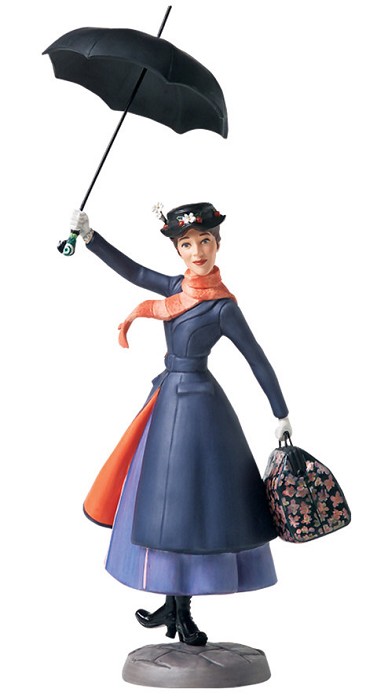 WDCC Disney Classics Mary Poppins Practically Perfect In Every Way Porcelain Figurine