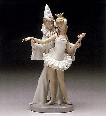 Lladro Carnival Couple 1974-95 4882M Porcelain Figurine