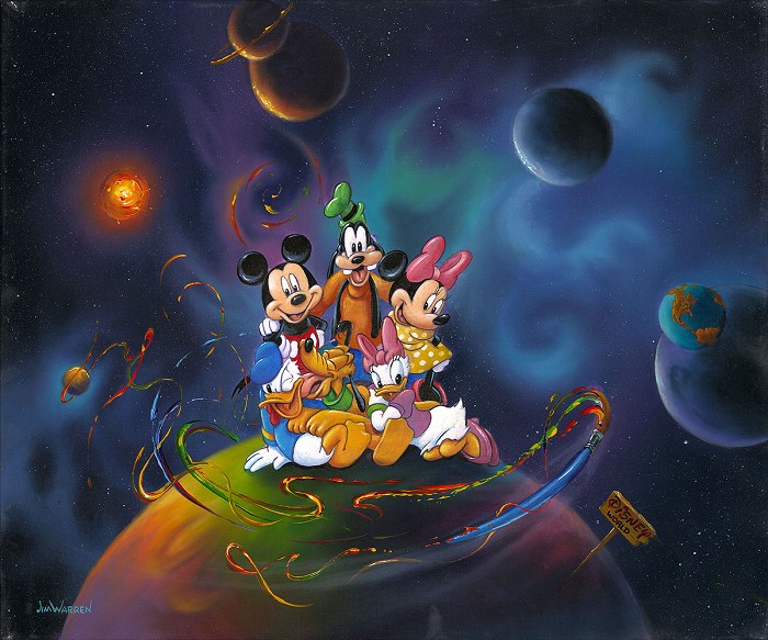 Paint by Numbers Famous - Mickey sunset