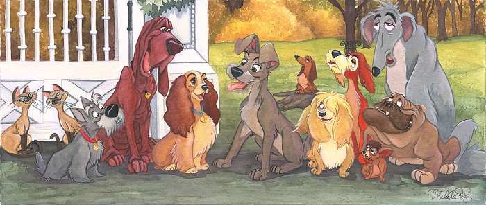 Art of Lady and the Tramp