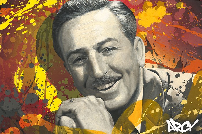 Arcy Walt Disney Hand-Embellished Giclee on Canvas Disney Fine Art