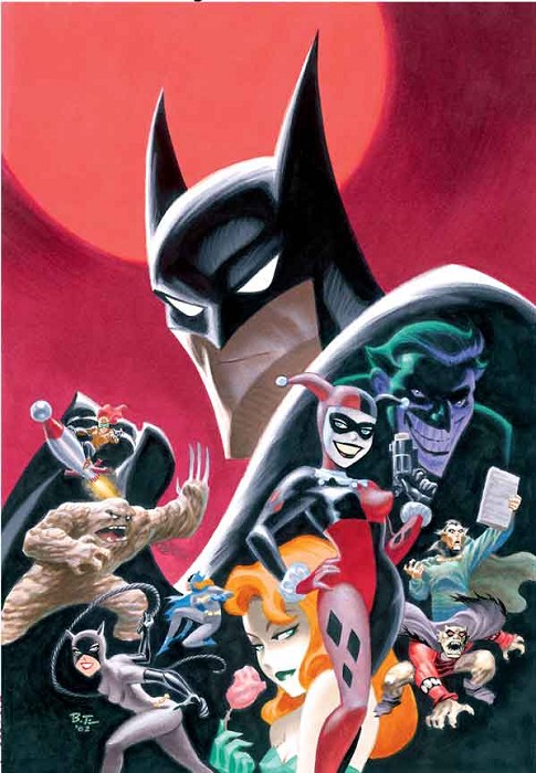 Bruce Dangerous Dames and Giclee On Marvel DC Comics Fine Art