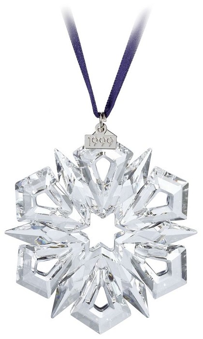 Swarovski Crystal 1999 Swarovski Snowflake Ornament Crystal
