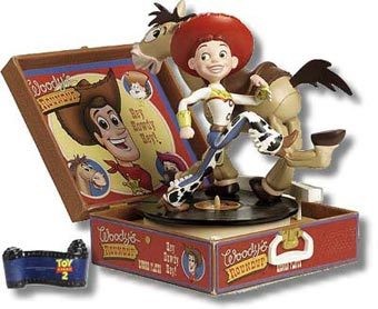 WDCC Disney Classics Toy Story 2 Jessie Bullseye And Plaque Porcelain Figurine