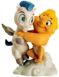 WDCC Disney Classics Hercules Pegasus and Baby Hercules A Gift from The Gods Ornament Porcelain Figurine from The Disney Movie Hercules