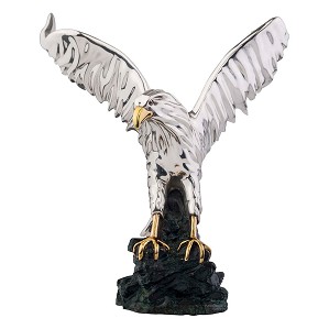 Dargenta-Silver Eagle Statue - Taking Flight