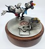 Mickey and Minnie Jitterbugging Pewter Sculpture