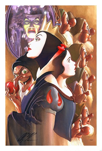 Alex Ross Disney La Belle Et La Bete From Beauty and The Beast Lithograph