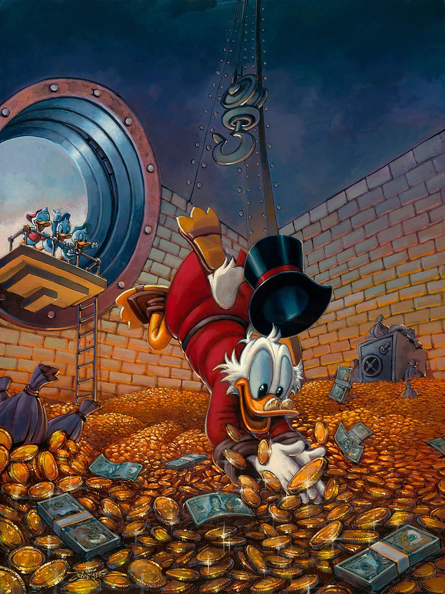 Rodel Gonzalez-Diving in Gold From Scrooge McDuck