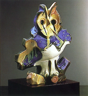 Lladro - Owl (blue) Le400 1986-88