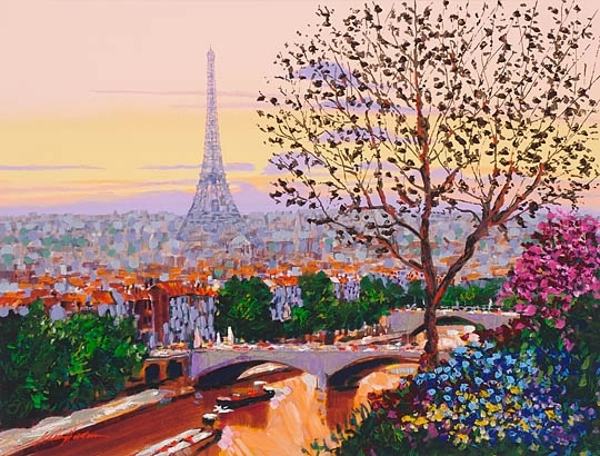 Kerry Hallam - Paris Sunset