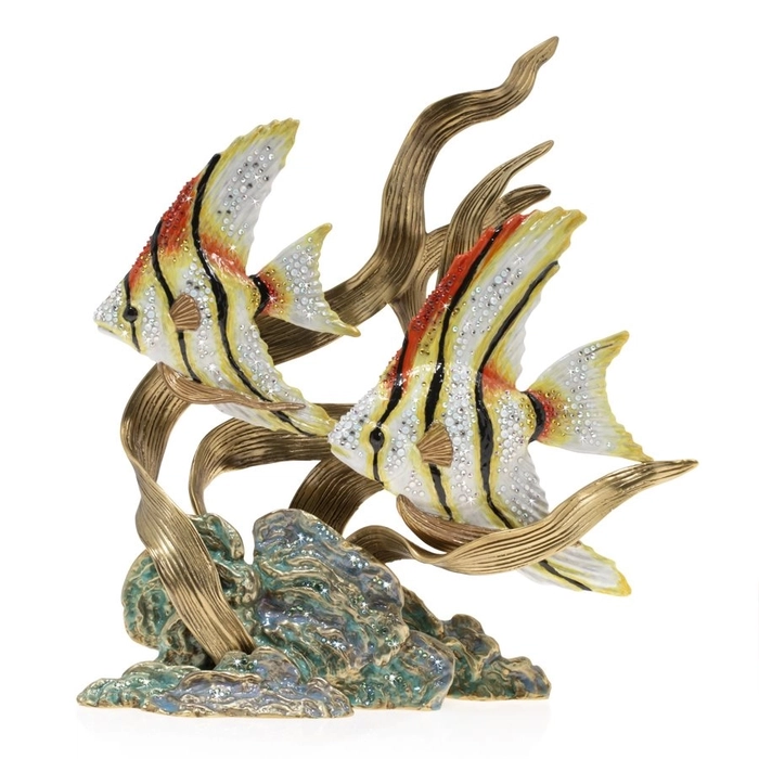 Jay Strongwater - Simone & Jacques - Swimming Angel Fish 