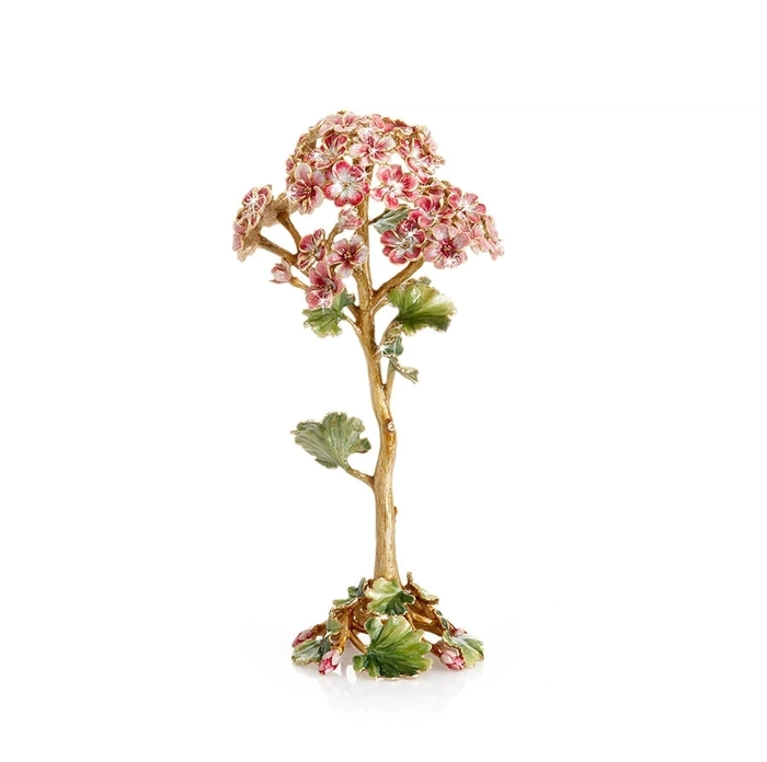 Jay Strongwater - Thea Geranium Flower Objet