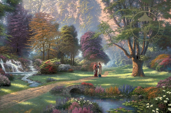 Thomas Kinkade - Walk of Faith