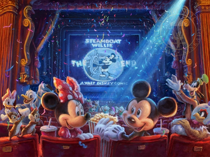 Thomas Kinkade Disney - 90 Years of Mickey