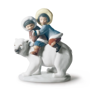 Lladro-Eskimo Riders