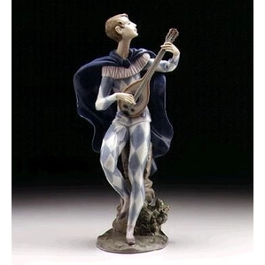 Lladro-Serenading Colombina