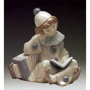 Lladro-Girl with Accordion 1971-81