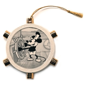 WDCC Disney Classics-Steamboat Willie Mickey Mouse Ornament