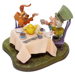 WDCC Disney Classics-Alice In Wonderland Mad Hatter And March Hare A Very Merry Unbirthday