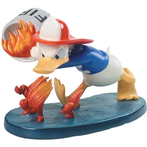 WDCC Disney Classics-Mickey's Fire Brigade Donald Duck Duck A Fire