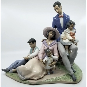 Lladro Black Legacy-Family Of Love