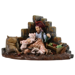 WDCC Disney Classics-Pirates Of The Caribbean Pirate With Pigs Drink Up Me Earties