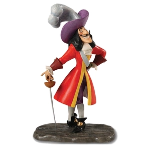 WDCC Disney Classics-Peter Pan Captain Hook Silver Tongued Scoundrel