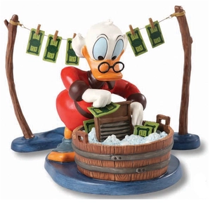 WDCC Disney Classics-Uncle Scrooge Laundry Day