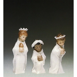 Lladro-Three Kings Ornaments 1990 Only