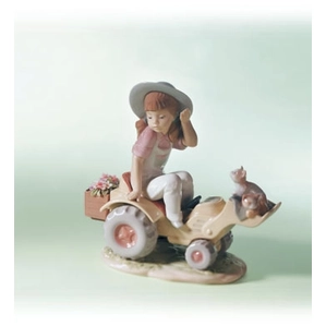 Lladro-Want A Lift? 1999-02