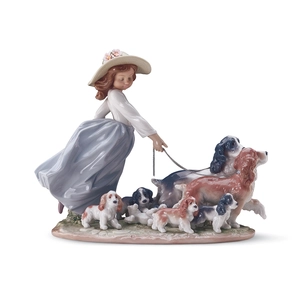 Lladro-Puppy Parade Priviledge 2001-C