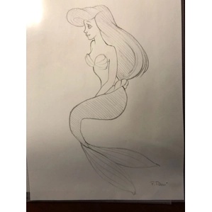 Giuseppe Armani-Original Concept Art for Disneyana Convention Ariel