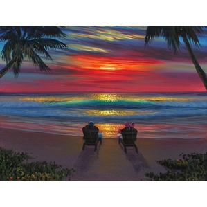 Walfrido Garcia-Donald and Daisys Perfect Sunset Gallery Wrapped