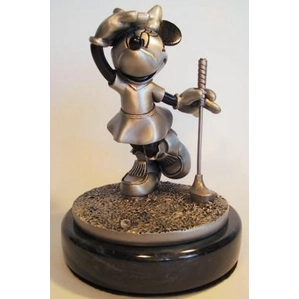 Disney Chilmark-What birdie Minnie golfing pewter figure