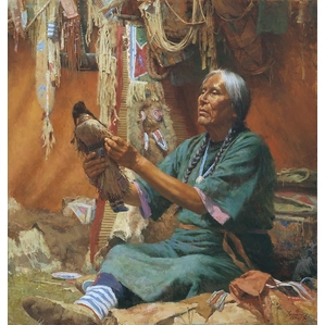 Howard Terpning-NEW DOLL FOR MY GRANDMOTHER