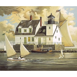 Charles Wysocki-Rockland Breakwater Light ANNIVERSARY EDITION