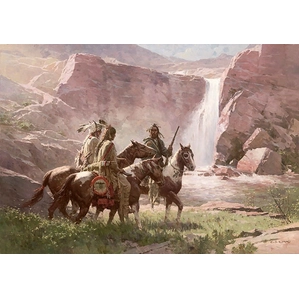 Z.S.  Liang-Red Rock Crossing Northwest Montana 1850