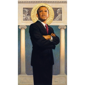 Thomas Blackshear II-President Barack Obama Lithograph