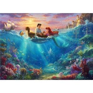 Thomas Kinkade Disney-Little Mermaid Falling In Love