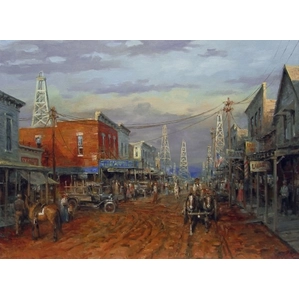 Andy Thomas-Boom Town By Andy Thomas Print  Artist Proof